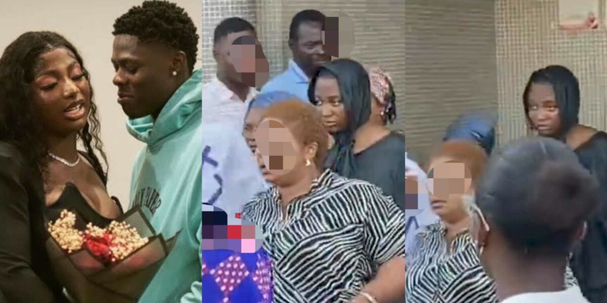 Mohbad's wife leaving court