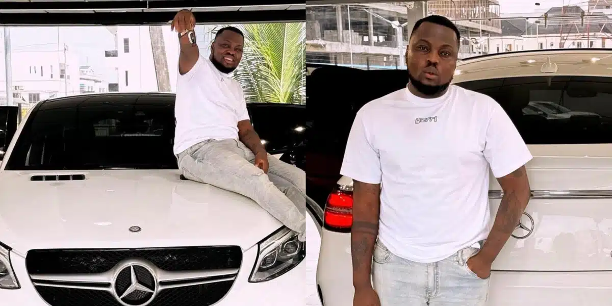 Egungun of Lagos splashes Millions to purchase new car, Mercedes Benz AMG