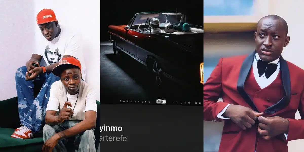 “Naso he do Berri Tiga” — Reactions as Carter Efe claims ownership of Young Duu’s new song