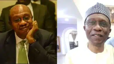 Nigerians rejoice as new photos show Godwin Emefiele transformed after vacation with DSS and EFCC