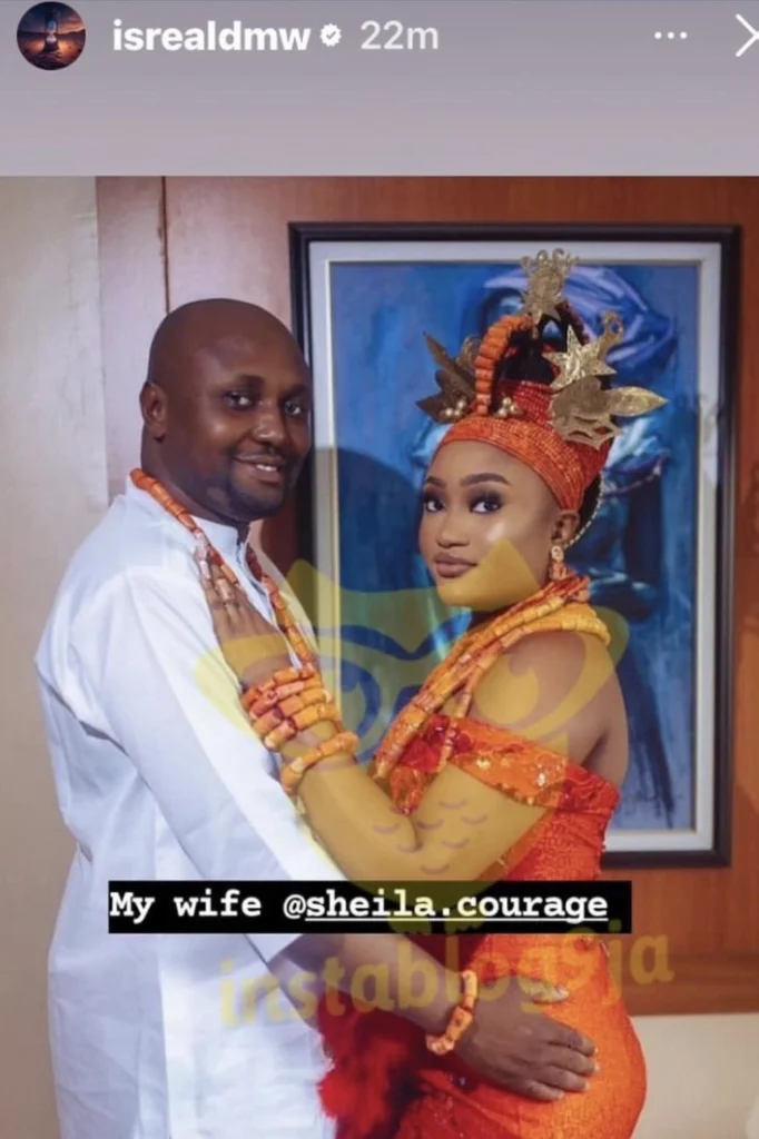 Trouble in paradise as Isreal DMW’s wife, Sheila responds to his anniversary post in an unfriendly manner 