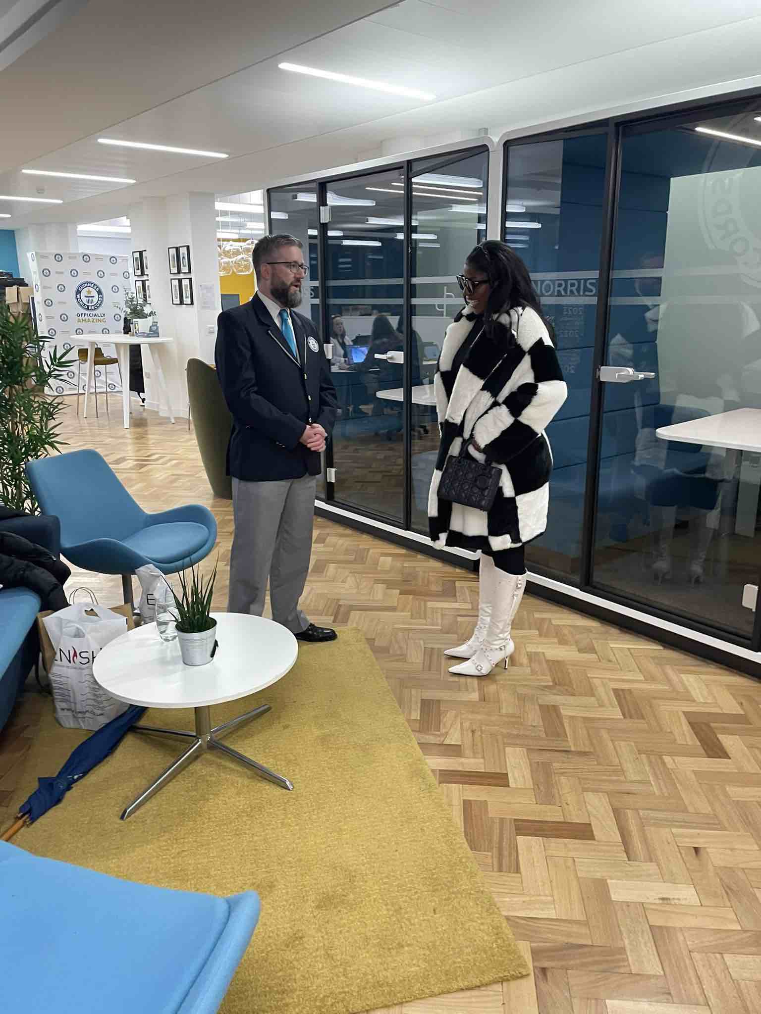 Hilda Baci gracefully welcomed at Guinness World Records’ headquarters in London Hilda Baci gracefully welcomed at Guinness World Records’ Headquarters in London