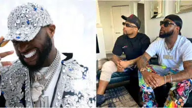 "Incoming Grammy" - Davido brags on winning Grammy to cousin B-Red