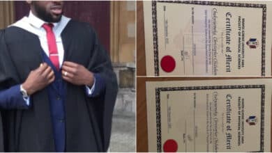 "I had 4.86/5.0" - Man heartbroken as he receives N20k as cash prize after graduating with first class in mathematics