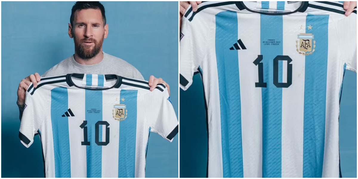 Lionel Messi's World Cup jerseys set to sell for £8 Million at auction