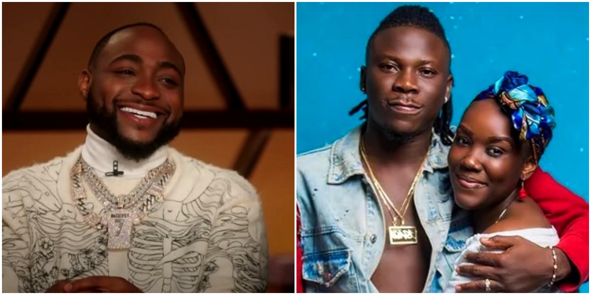 Davido celebrates Stonebwoy’s Wife, Dr Louisa for sumptuous meal she served him