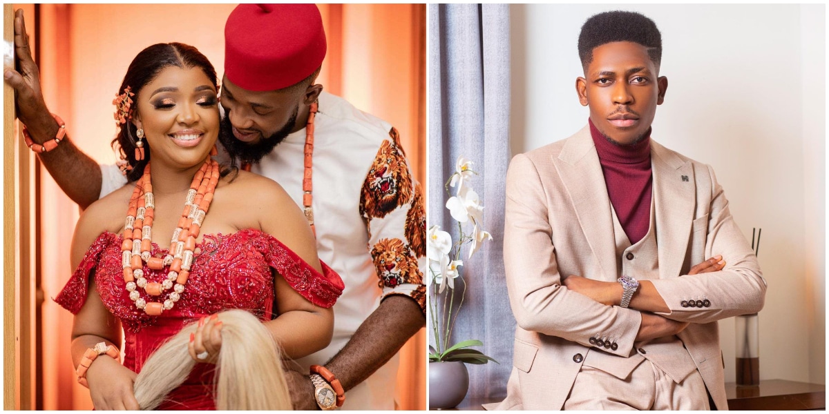 Ekene Umenwa’s husband breaks silence on actress’ actions towards Moses Bliss at wedding reception