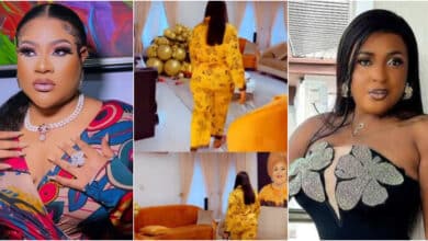 "The interior in my house will build you another mansion” - Nkechi Blessing fires back Blessing CEO for comparing her sitting room to a shrine