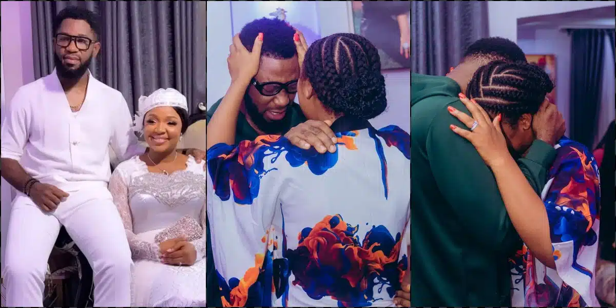 Ekene Umenwa tearfully prays for husband as he marks birthday, he responds