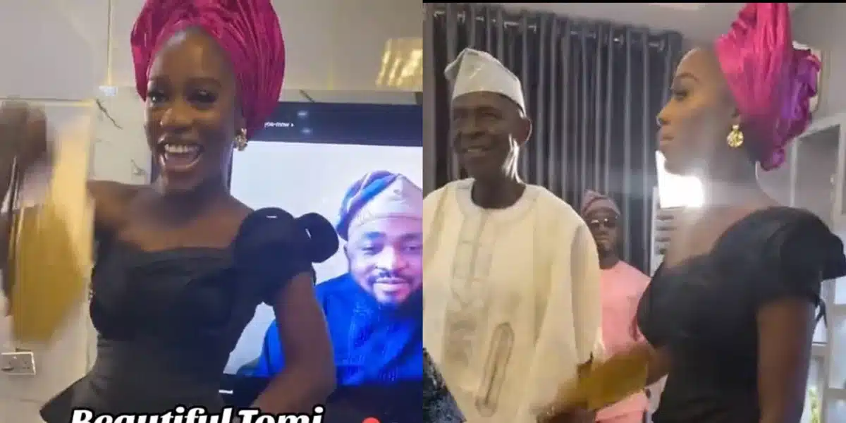 Beautiful Yoruba lady goes digital, does her wedding introduction online