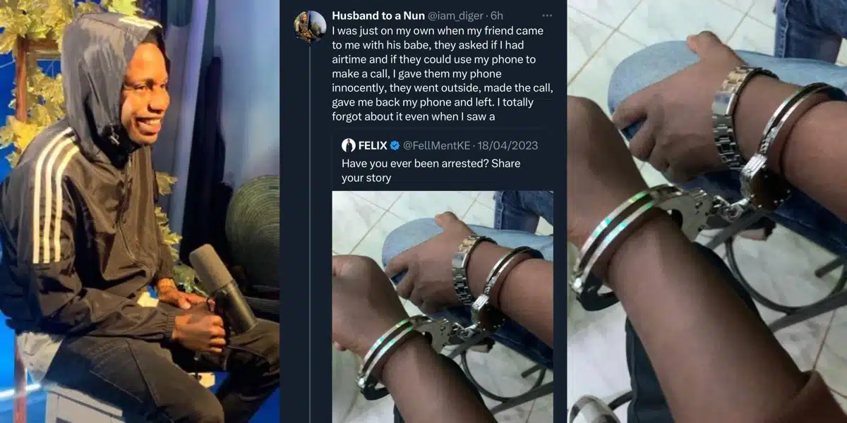 Man shares how he got arrested after his “friend”used his phone to call his girlfriend’s family after the couple faked her kidnap
