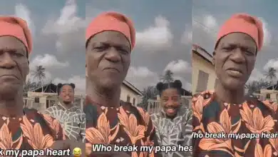 “Who break my papa heart?” — Young man questions as his father sings heartbreak song word for word