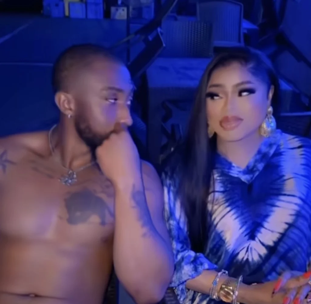 “Best in love” — Netizens hail Bobrisky as he posts romantic video with alleged boyfriend 