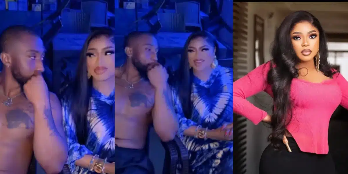 “Best in love” — Netizens hail Bobrisky as he posts romantic video with alleged boyfriend