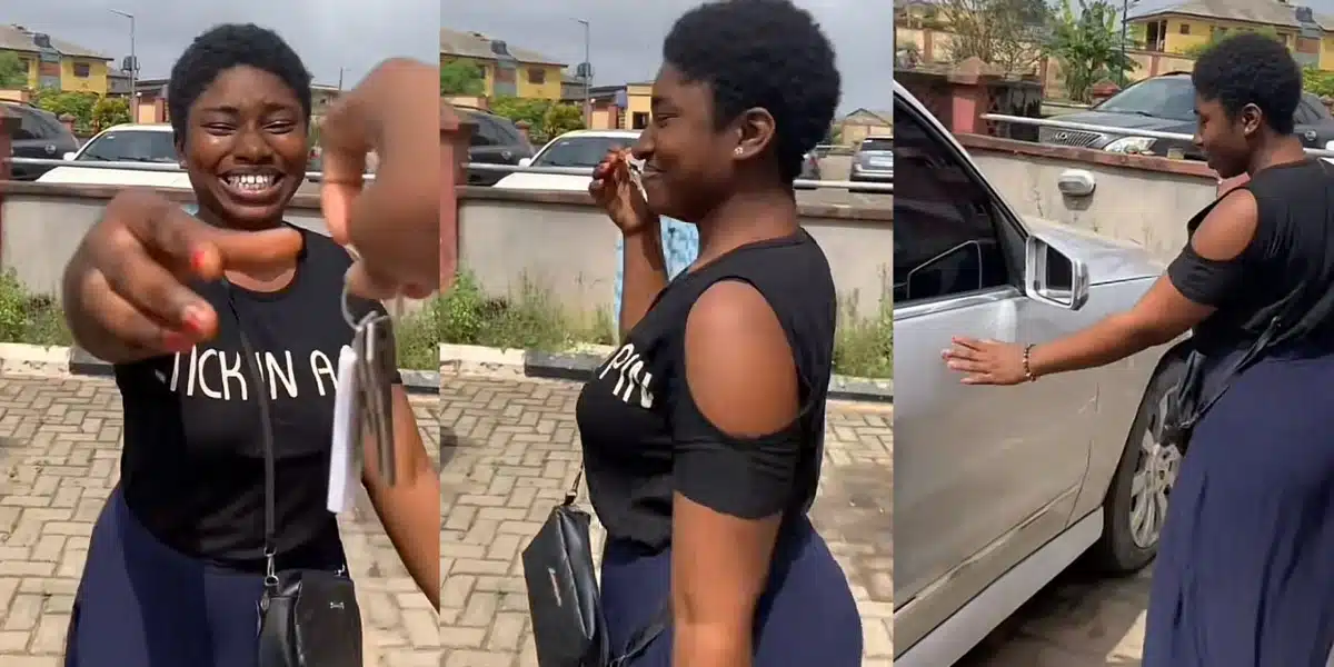 “Your dream will come true in Jesus name” — Lady shares her mother’s reaction after she tried to prank her that a guy bought her a car