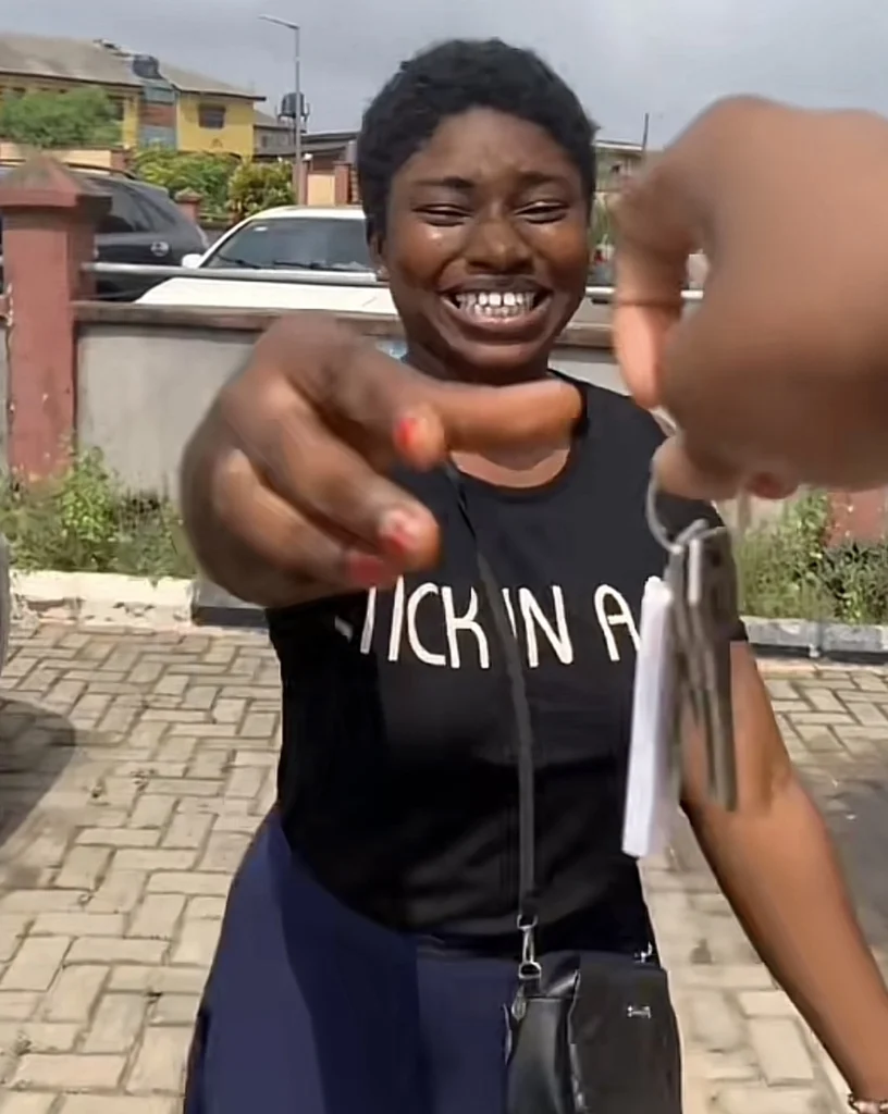 “Your dream will come true in Jesus name” — Lady shares her mother’s reaction after she tried to prank her that a guy bought her a car 