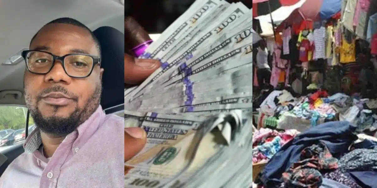 Man shares how he got blocked by vendor after he advised her to return almost 2 million she found in Okrika bale of clothes