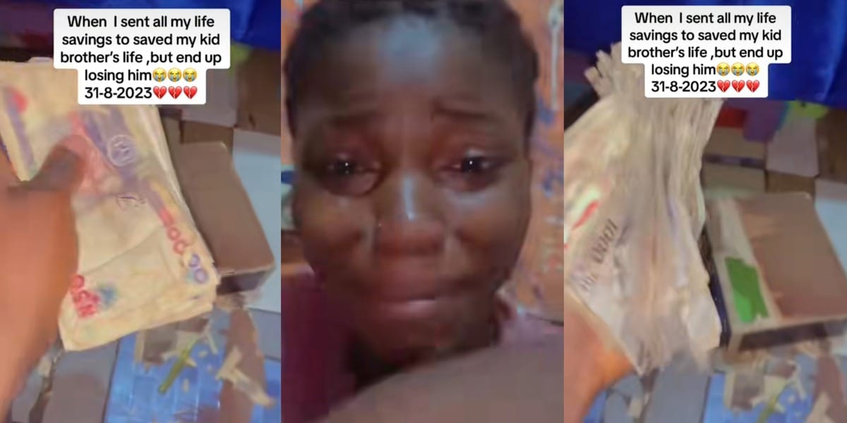 Lady life savings save brother's life losing him