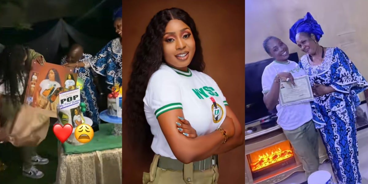 Lady parents organize party celebrates completion of NYSC programme 