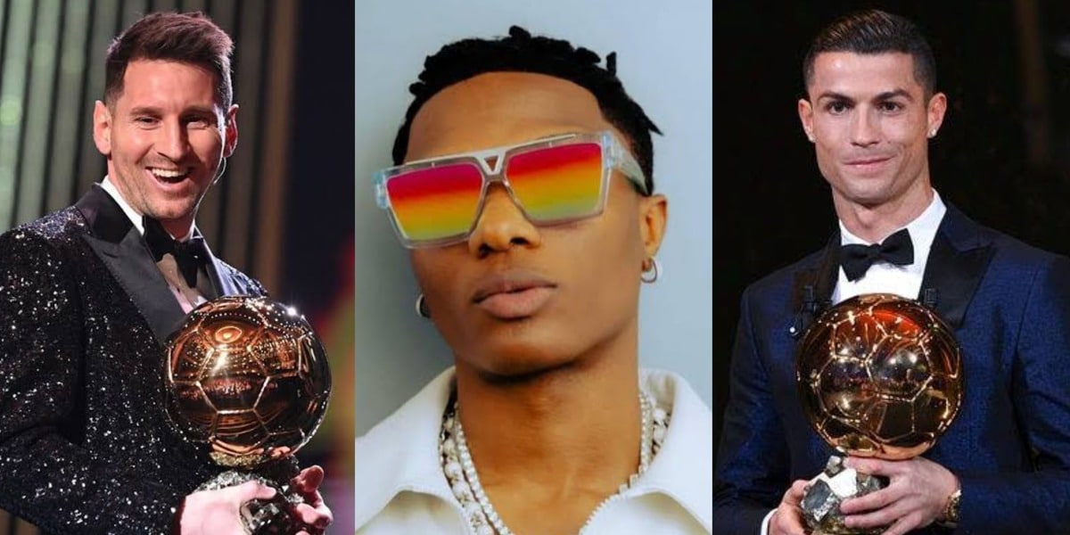 "Ronaldo is my GOAT” - Wizkid takes a stand in the Messi Vs. Ronaldo debate