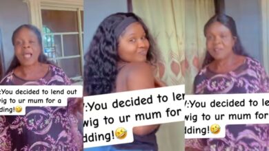 "I own the wig and the owner" - Nigerian mother refuses to return wig borrowed from daughter for wedding