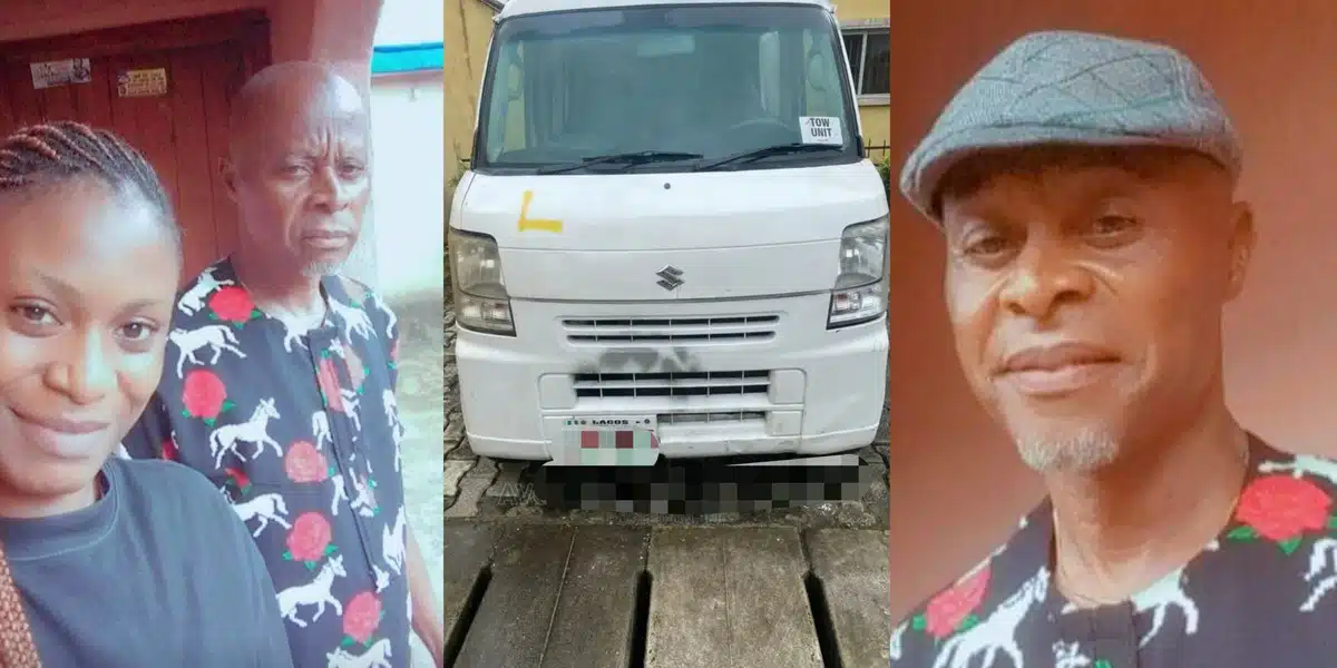 "My dad is a bus driver" - Nigerian lady takes to social media, proudly promotes her father's bus driving business