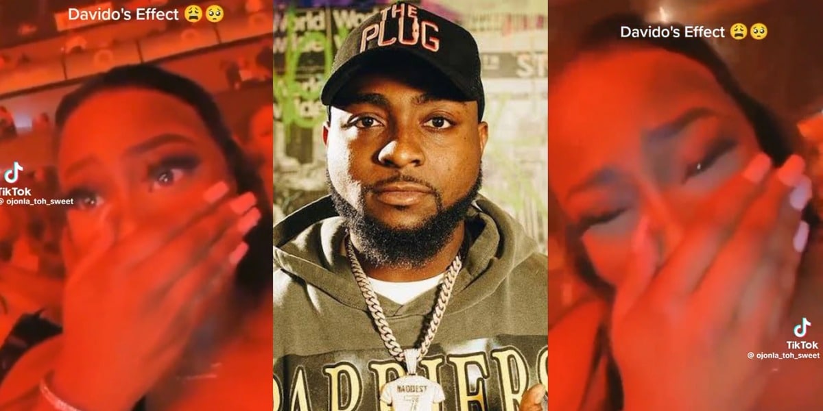 Emotional female fan weeps at AWAY Festival as Davido performs old hit song 'Gobe'