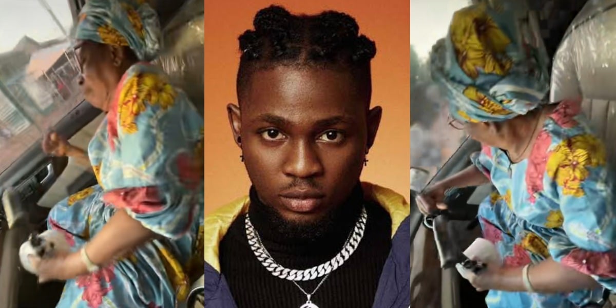 96-year-old Nigerian woman dance joyfully to Omah Lay's hit song in a new car ahead of her 97th birthday