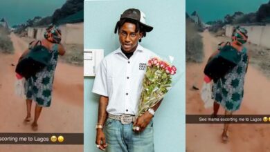 "Mothers are Gold" - Shallipopi shares heartwarming Video of his mom seeing him off to Lagos