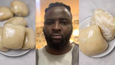"Fufu is now ₦100, this is my last straw" - Nigerian man calls for nationwide protest as fufu price hits ₦100 naira per wrap