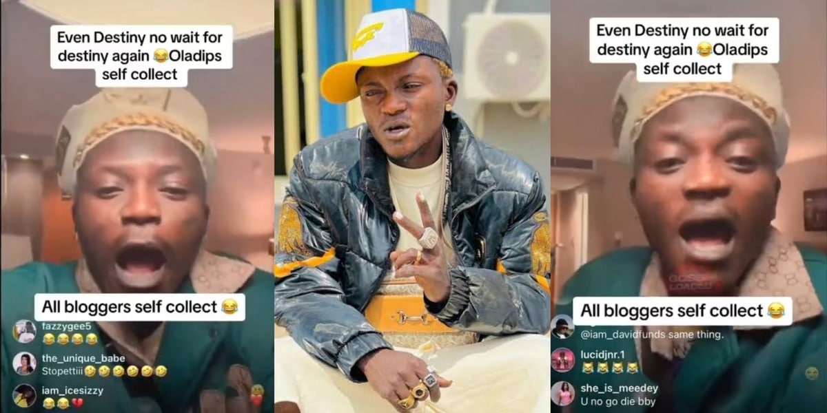 "Even Destiny Boy no wait for destiny again, celebrate me while I'm alive" - Portable knocks Destiny Boy, mock Oladips 