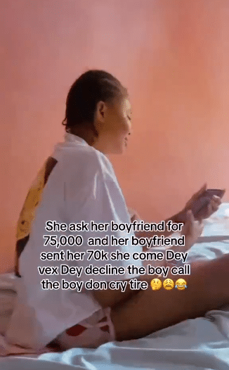 lady boyfriend N70K calls 