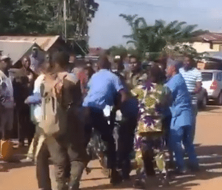 Video shows armed police beating up soldiers over traffic violation in Ekiti