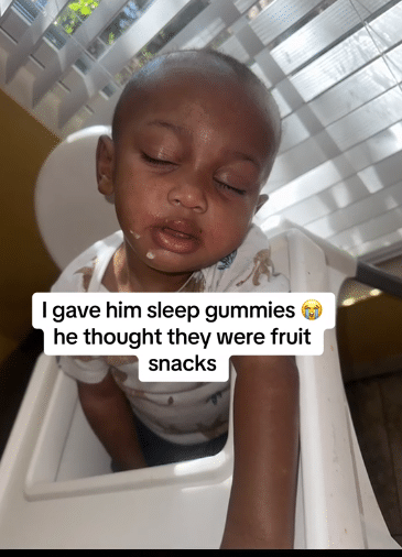 "He's just disturbing d whole house" - Frustrated mum gives her son sleeping gummies, forces him to fall asleep