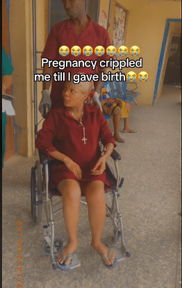 lady pregnancy crippled
