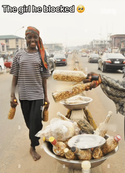 lady groundnut seller transformation