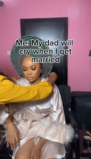 "I thought he'd cry!" - Bride shocked as she sees her dad dancing and partying hard on her wedding day
