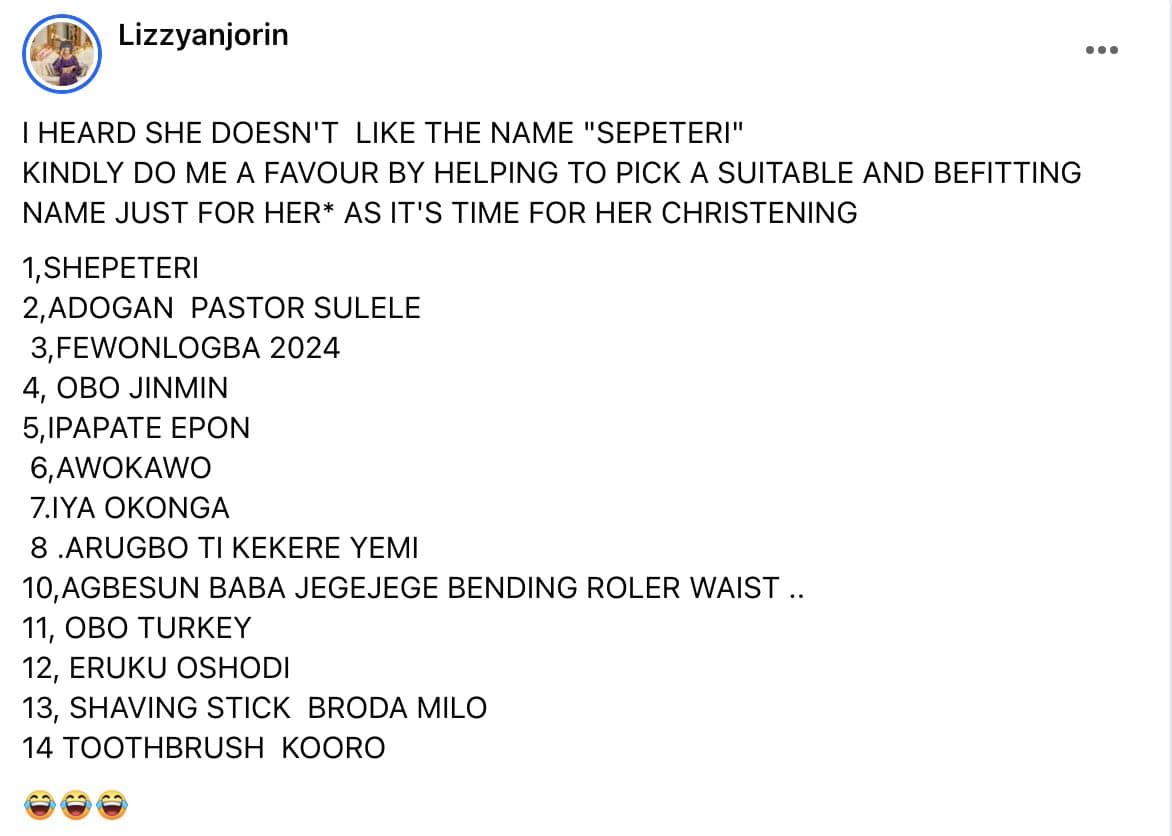 Lizzy Anjorin gives Iyabo Ojo 'unprinted' names days after being warned