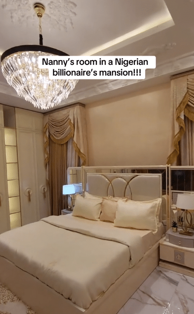 "This is where you'll be staying" - Nigerian Woman displays unusual room meant for a would-be billionaire's nanny; it stuns many