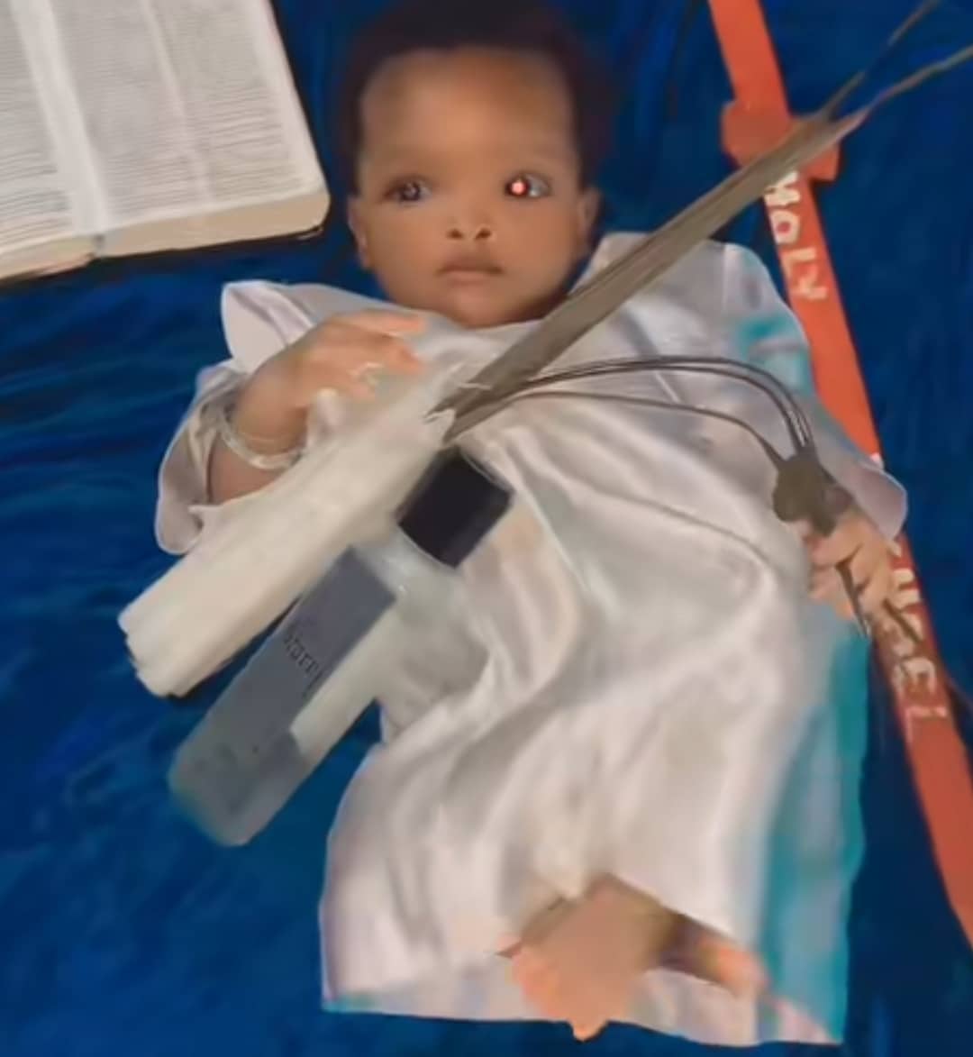 Celestial church Nigerians little baby reportedly spends 3 days trance