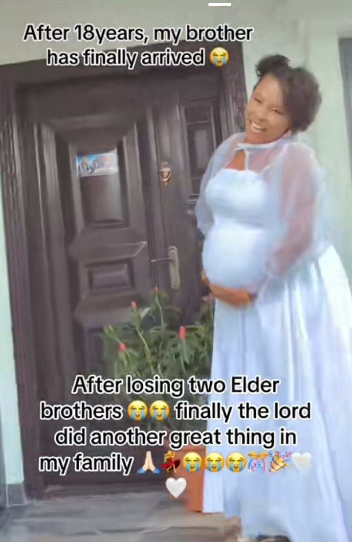 Woman overjoyed as she gives birth to second child 18 years after losing two sons