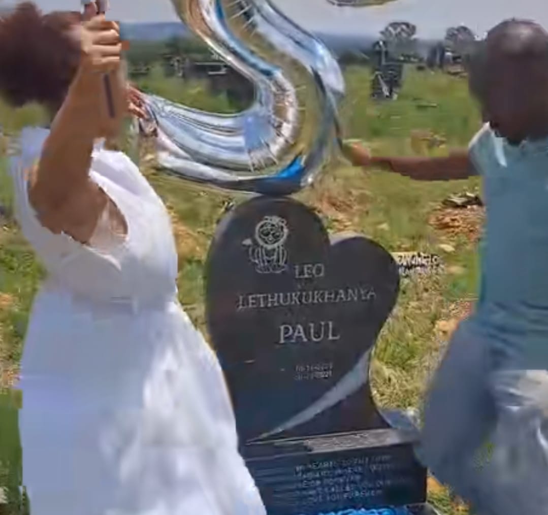Parents late son's burial ground balloons celebrate 2nd birthday