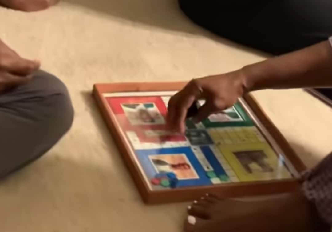 Husband wife Ludo game