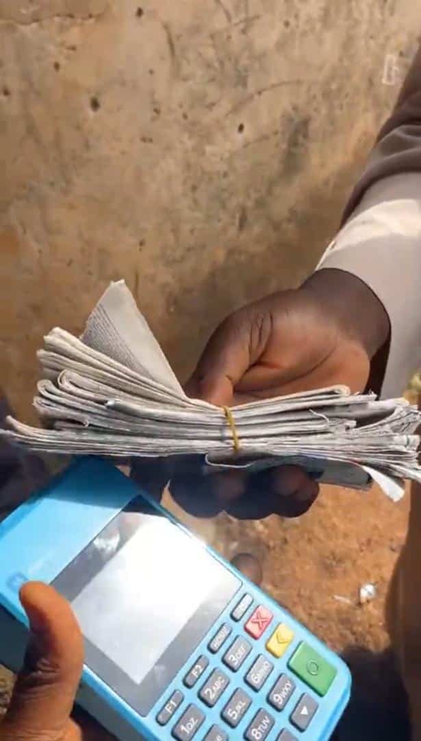 P.O.S. operator breaks down in tears as N75K cash reportedly changes to paper