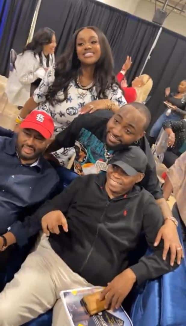 Davido and his wife, Chioma Adeleke spotted following show in Atlanta