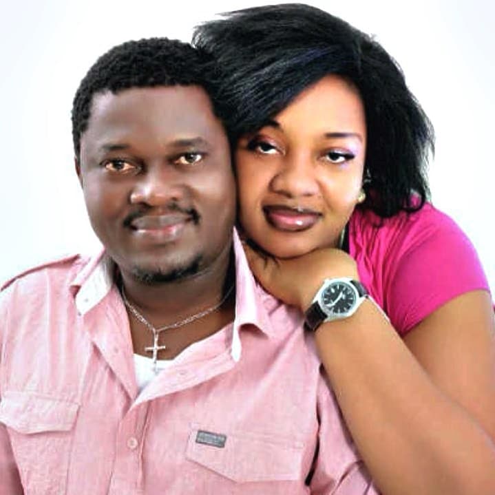 Muyiwa Ademola with his wife