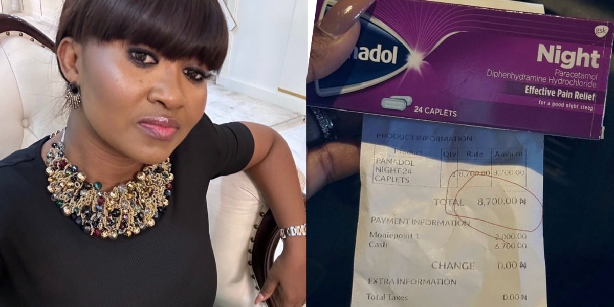 “It is expensive to have headache now" – Reactions as Mary Njoku reveals she bought Panadol Night for N8,500