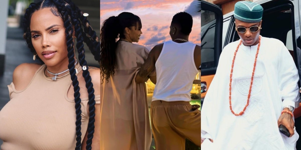 “I have fallen in love with Nigeria” – Jada Pollock reveals as she shares romantic photo with Wizkid