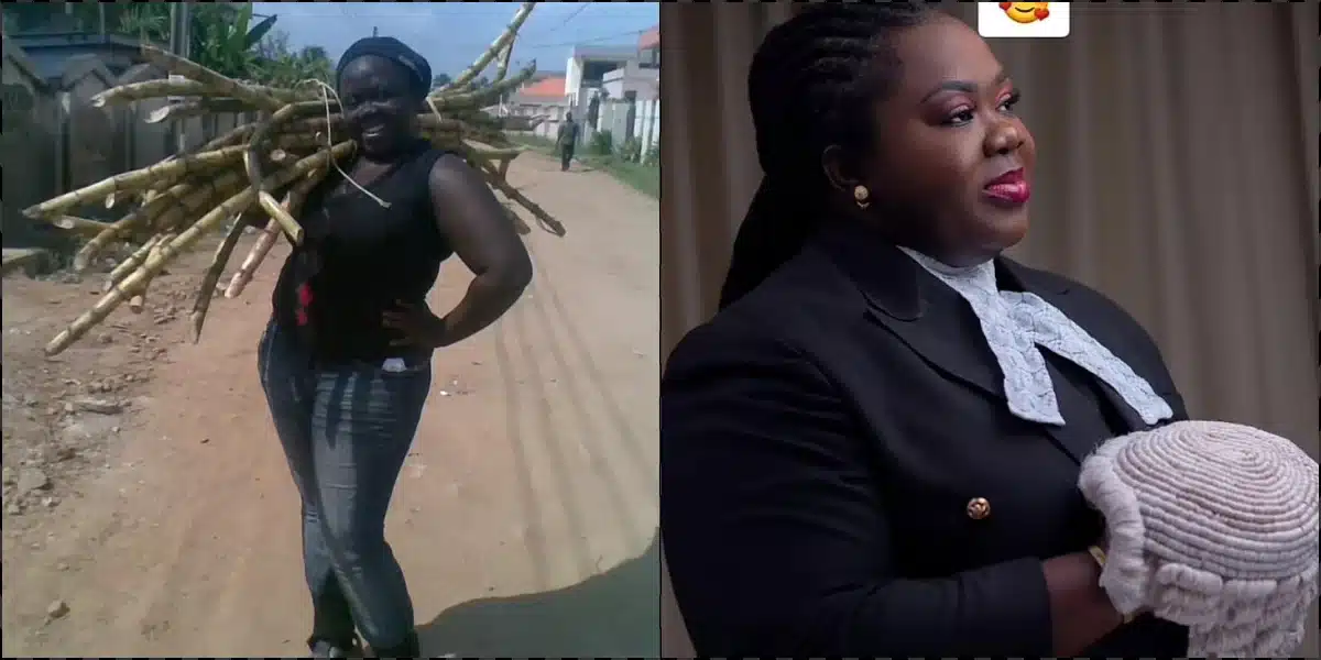 Former sugarcane seller mocks ex-boyfriend as she becomes a lawyer