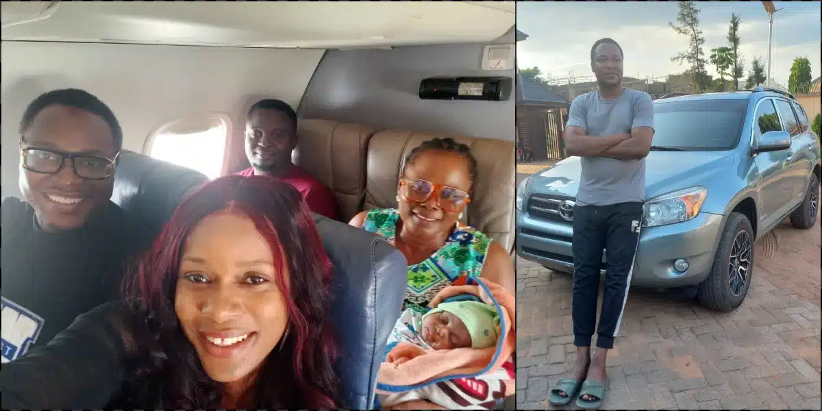 Man appreciates mother-in-law with new car after 'omugwo'